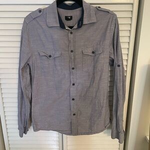 H&M Grey Button Up Shirt